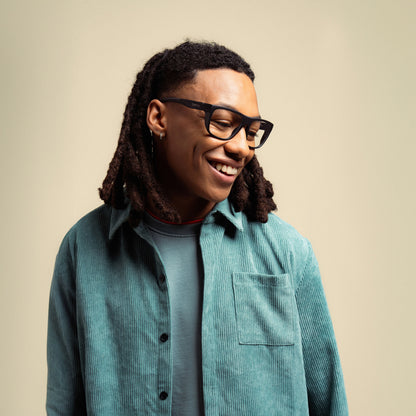 Barra RX, Prescription + Matte Black + ChromaPop Polarized Blue Mirror