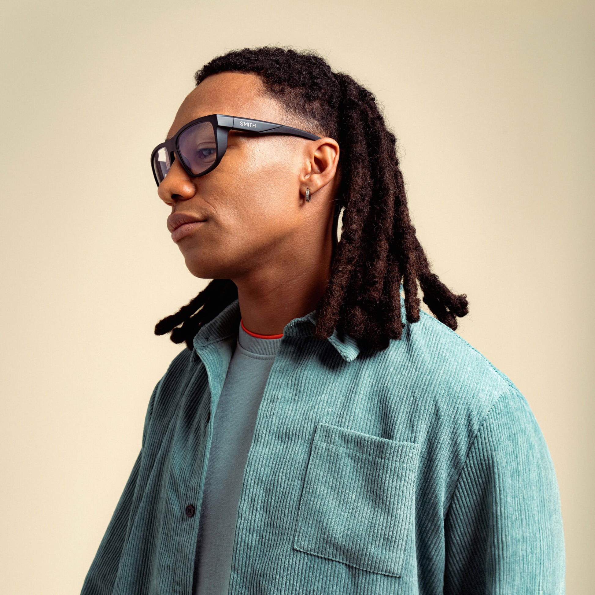 Barra RX, Prescription + Matte Black + ChromaPop Polarized Blue Mirror