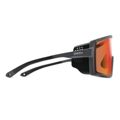 Pursuit, Matte Black | ChromaPop Glacier Photochromic Copper To Gray With Blue Mirror