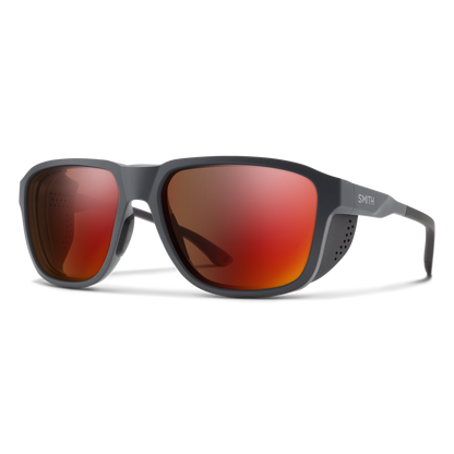 Embark, Sunglasses + Matte Black | ChromaPop Glacier Photochromic Copper Blue Mirror