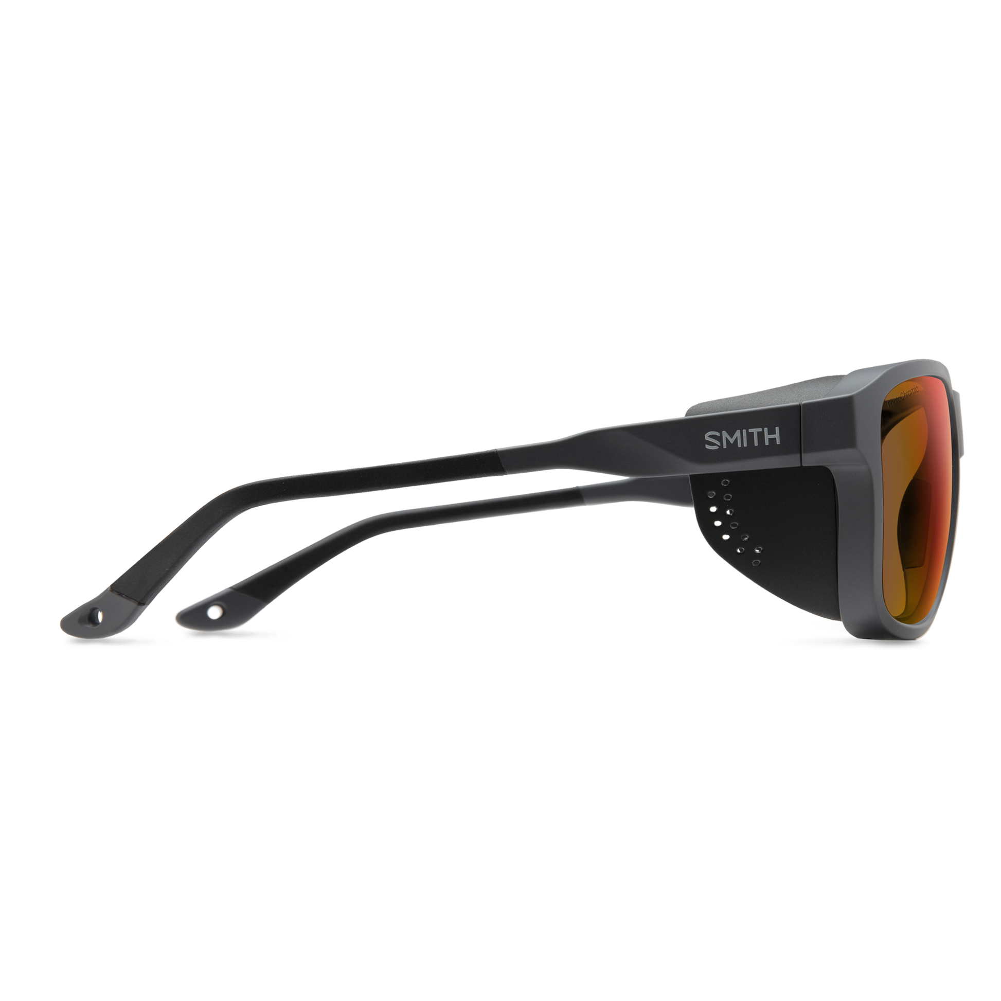 Embark, Sunglasses + Matte Black | ChromaPop Glacier Photochromic Copper Blue Mirror