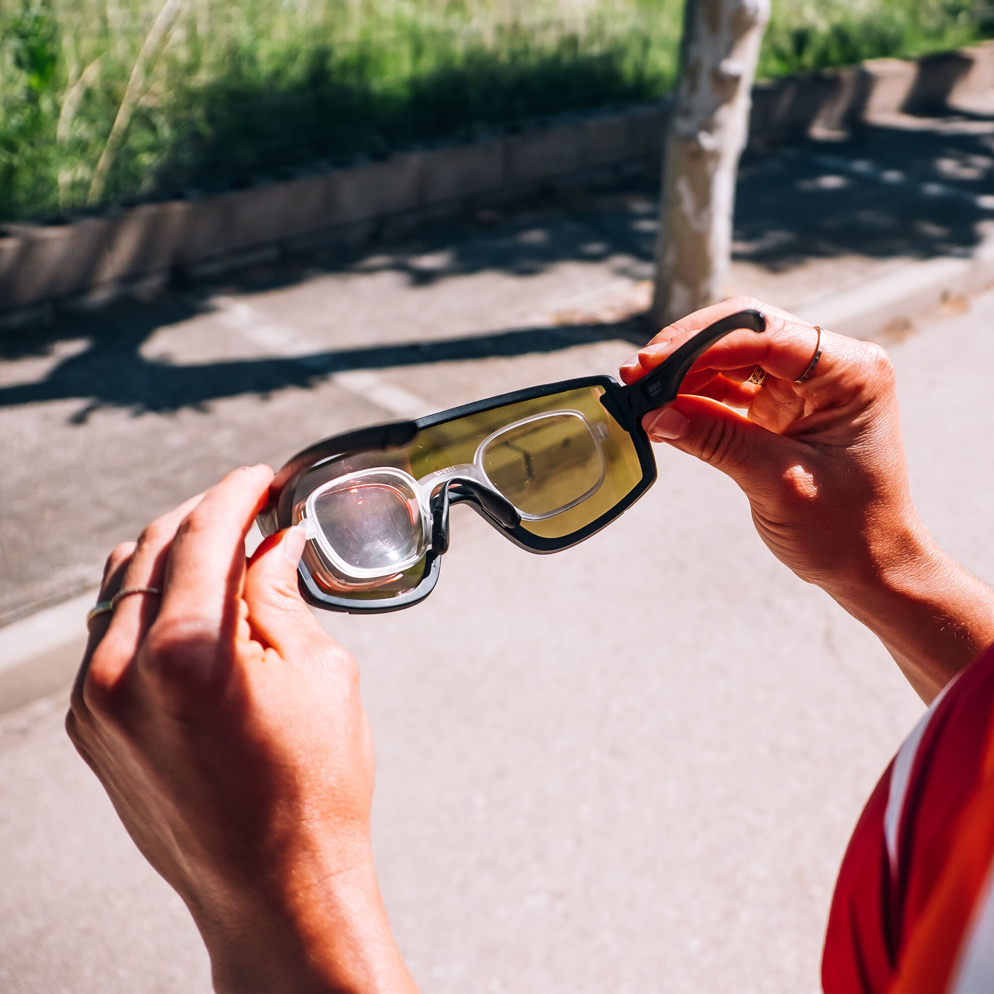 ODS5 Prescription Sunglasses Adapter, Matte Crystal