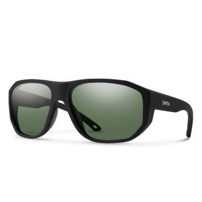 Outrigger RX, Prescription + Matte Black + ChromaPop Polarized Green Mirror