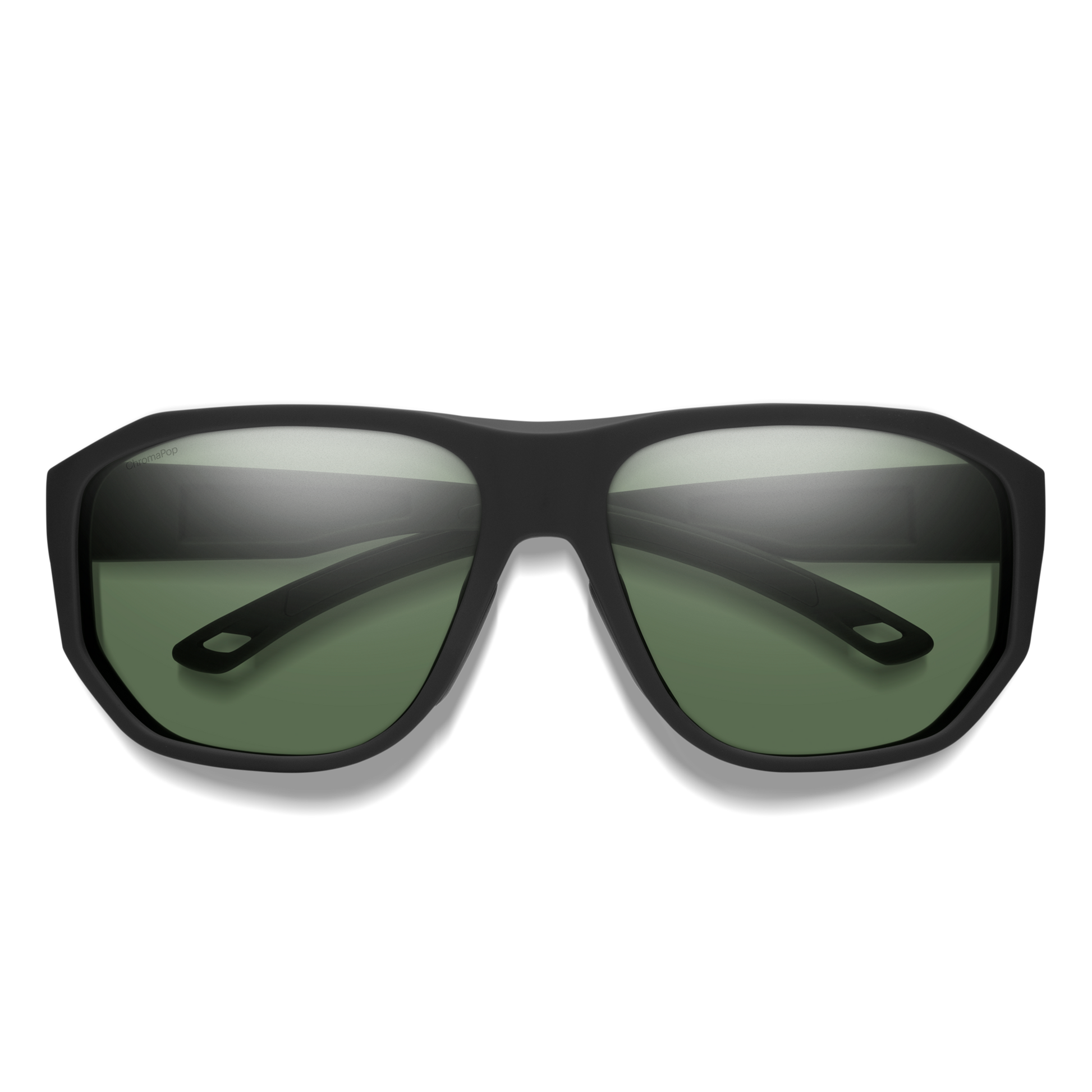 Outrigger RX, Prescription + Matte Black + ChromaPop Polarized Green Mirror