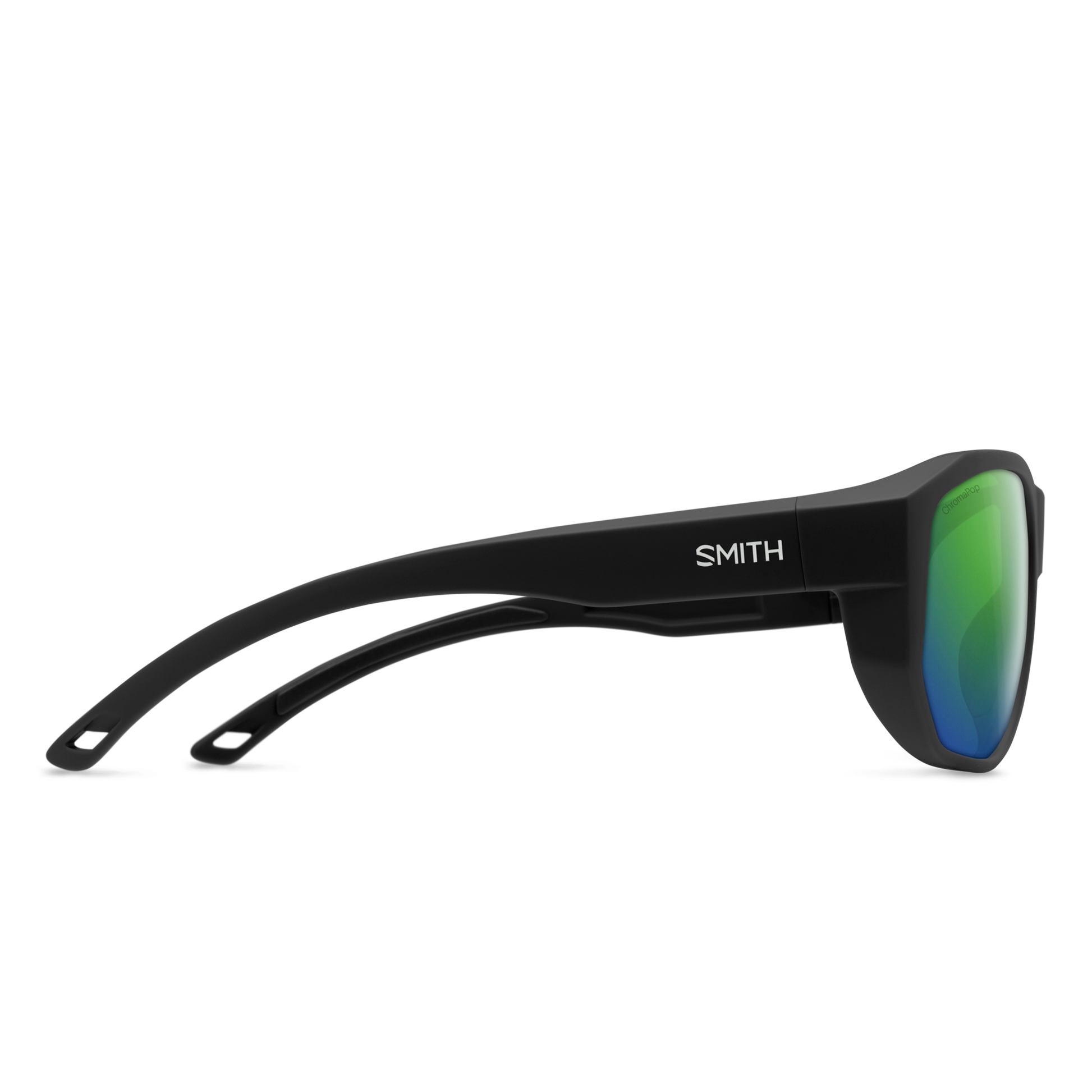 Outrigger RX, Prescription + Matte Black + ChromaPop Polarized Green Mirror