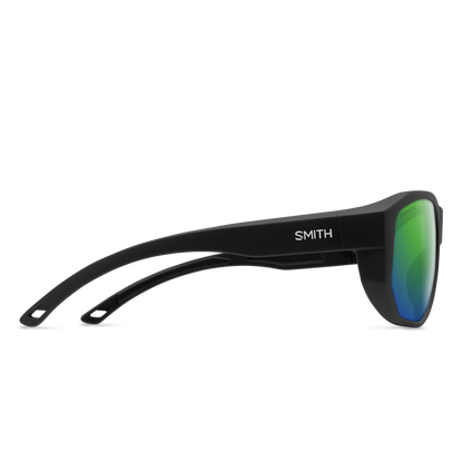 Outrigger RX, Prescription + Matte Black + ChromaPop Polarized Green Mirror