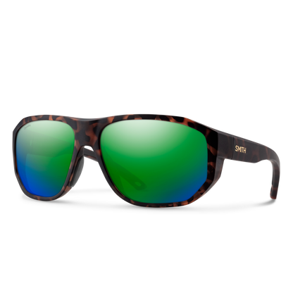 Outrigger RX, Prescription + Matte Black + ChromaPop Polarized Green Mirror
