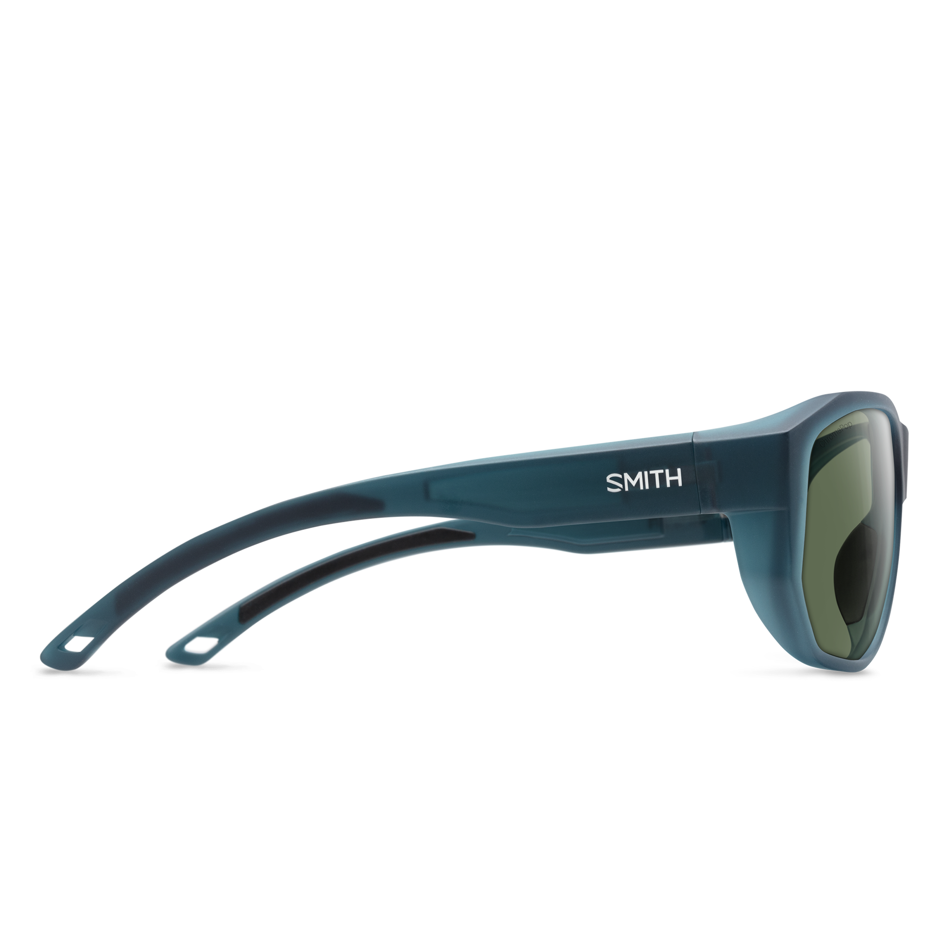 Outrigger, Sunglasses + Matte Black | ChromaPop Glass Polarized Blue Mirror