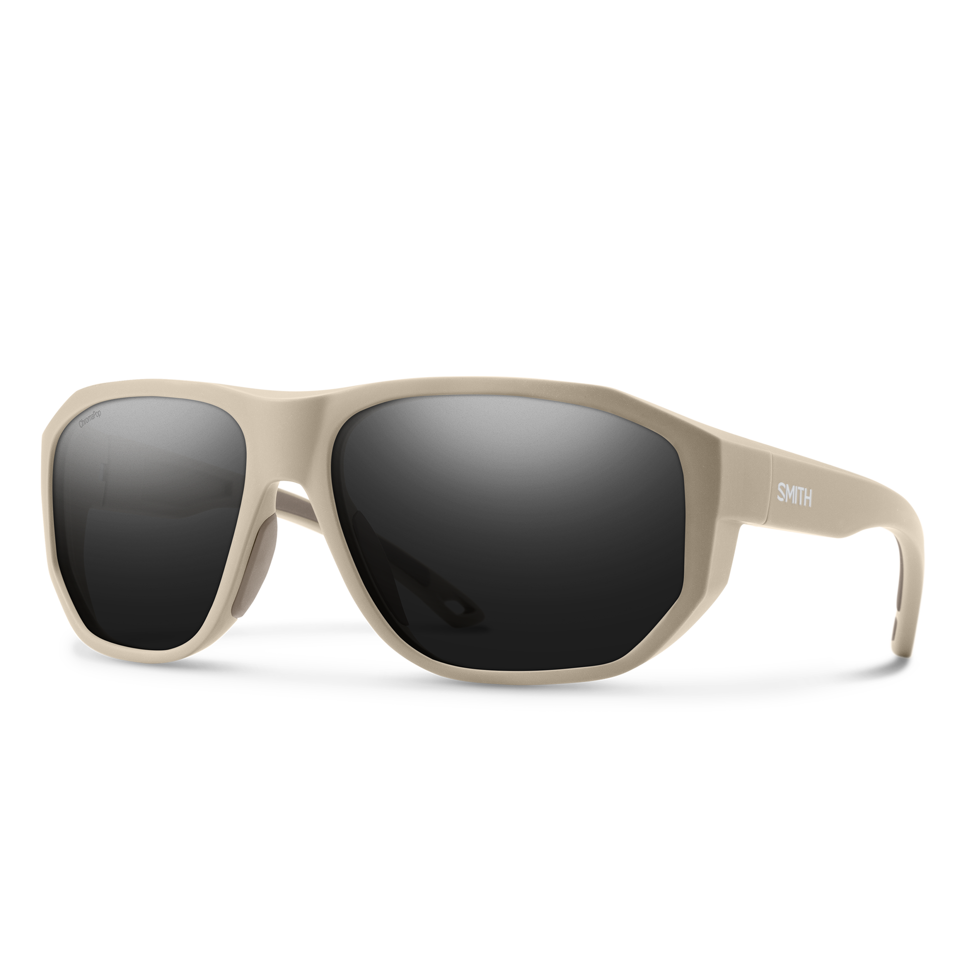 Outrigger, Sunglasses + Matte Black | ChromaPop Glass Polarized Blue Mirror