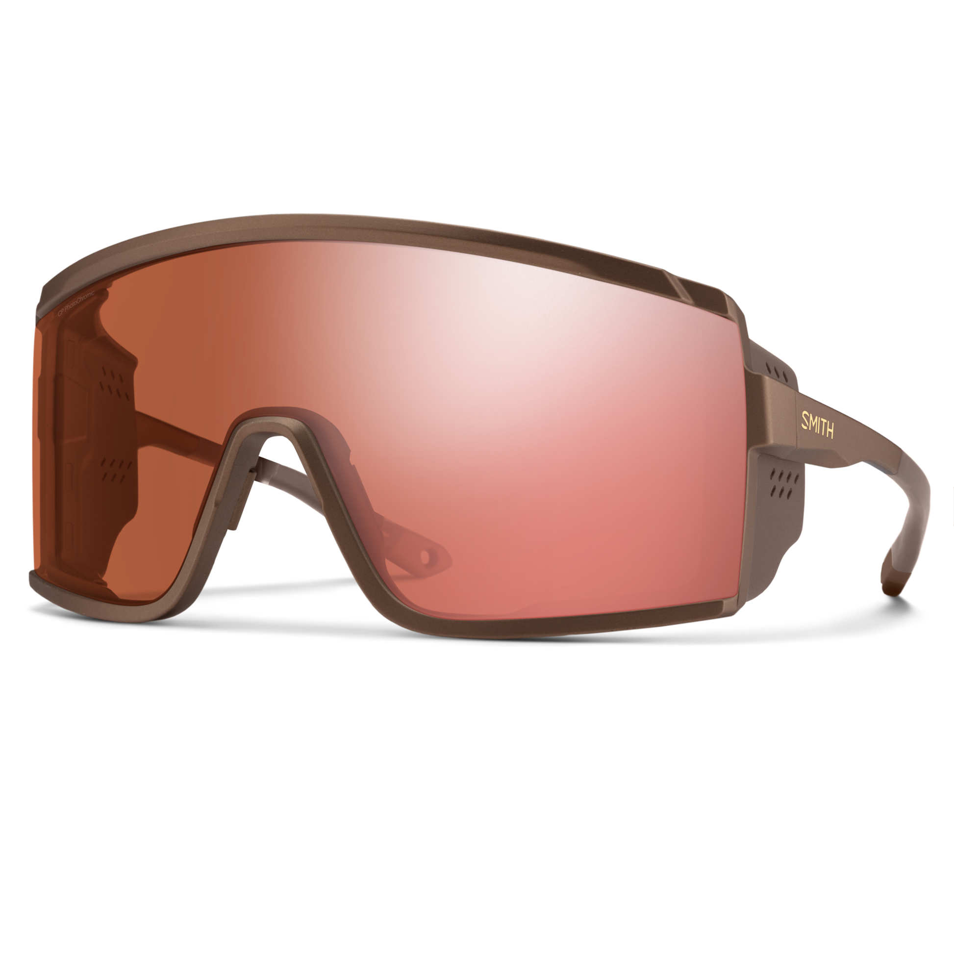 Pursuit, Matte Black | ChromaPop Glacier Photochromic Copper To Gray With Blue Mirror