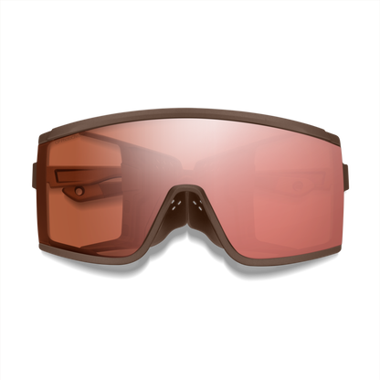 Pursuit, Matte Black | ChromaPop Glacier Photochromic Copper To Gray With Blue Mirror