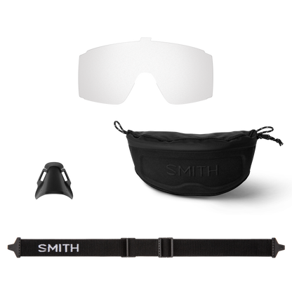 Pursuit, Matte Black | ChromaPop Glacier Photochromic Copper To Gray With Blue Mirror