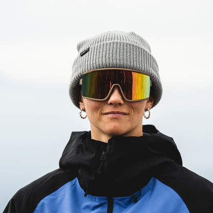 Pursuit, Matte Black | ChromaPop Glacier Photochromic Copper To Gray With Blue Mirror