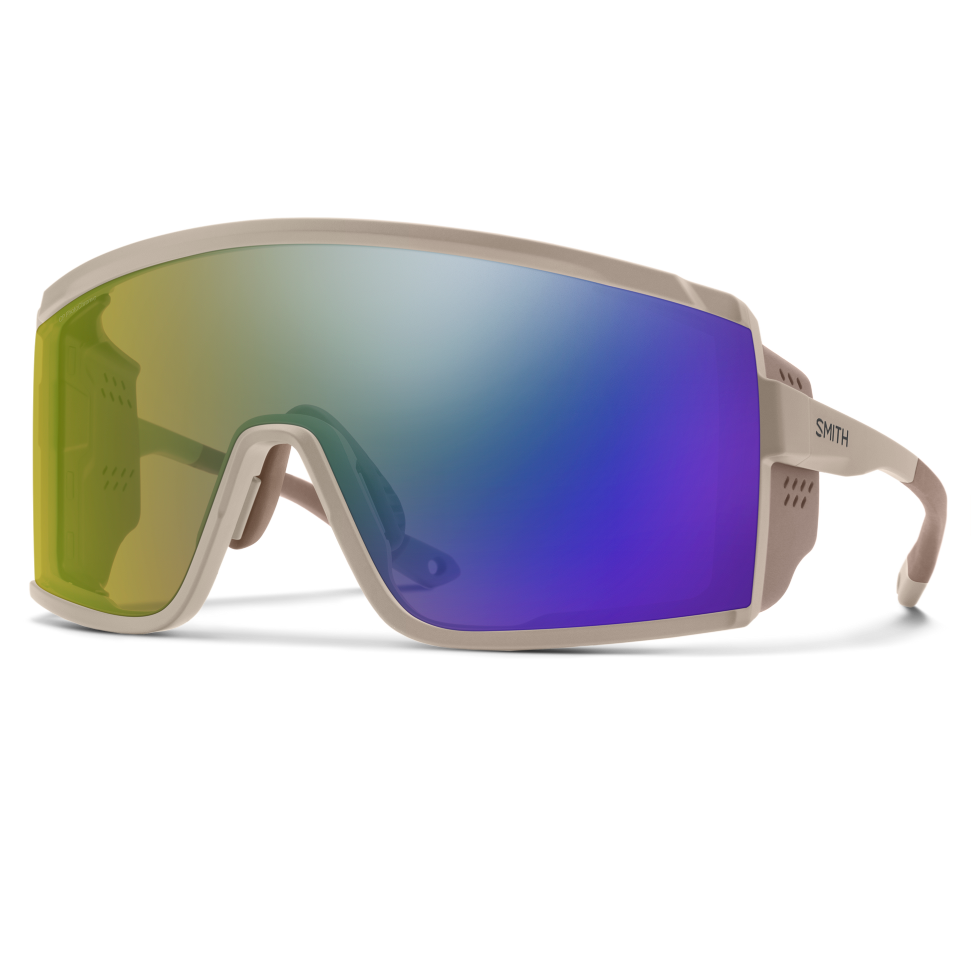 Pursuit, Matte Black | ChromaPop Glacier Photochromic Copper To Gray With Blue Mirror