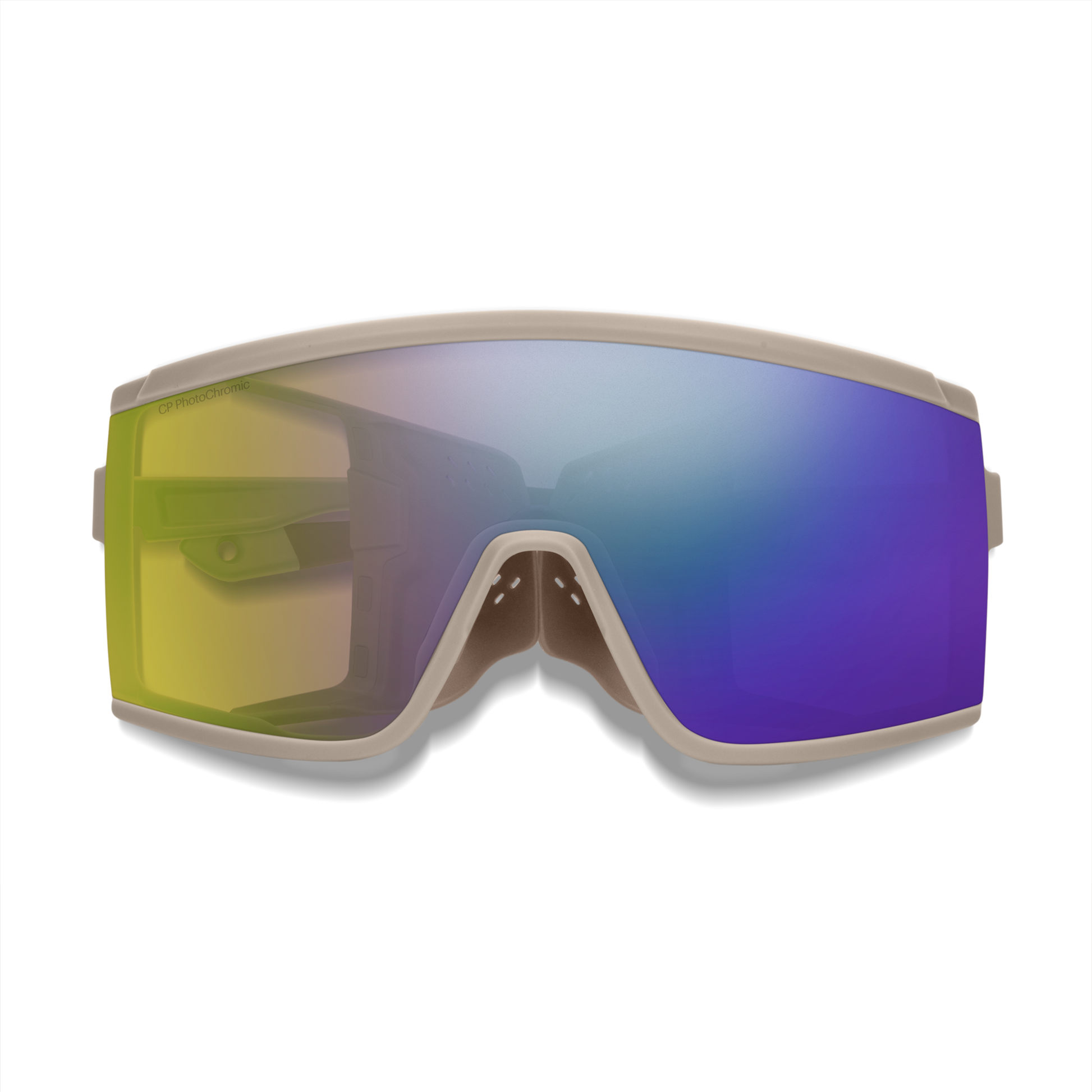 Pursuit, Matte Black | ChromaPop Glacier Photochromic Copper To Gray With Blue Mirror