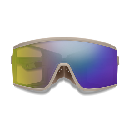 Pursuit, Matte Black | ChromaPop Glacier Photochromic Copper To Gray With Blue Mirror