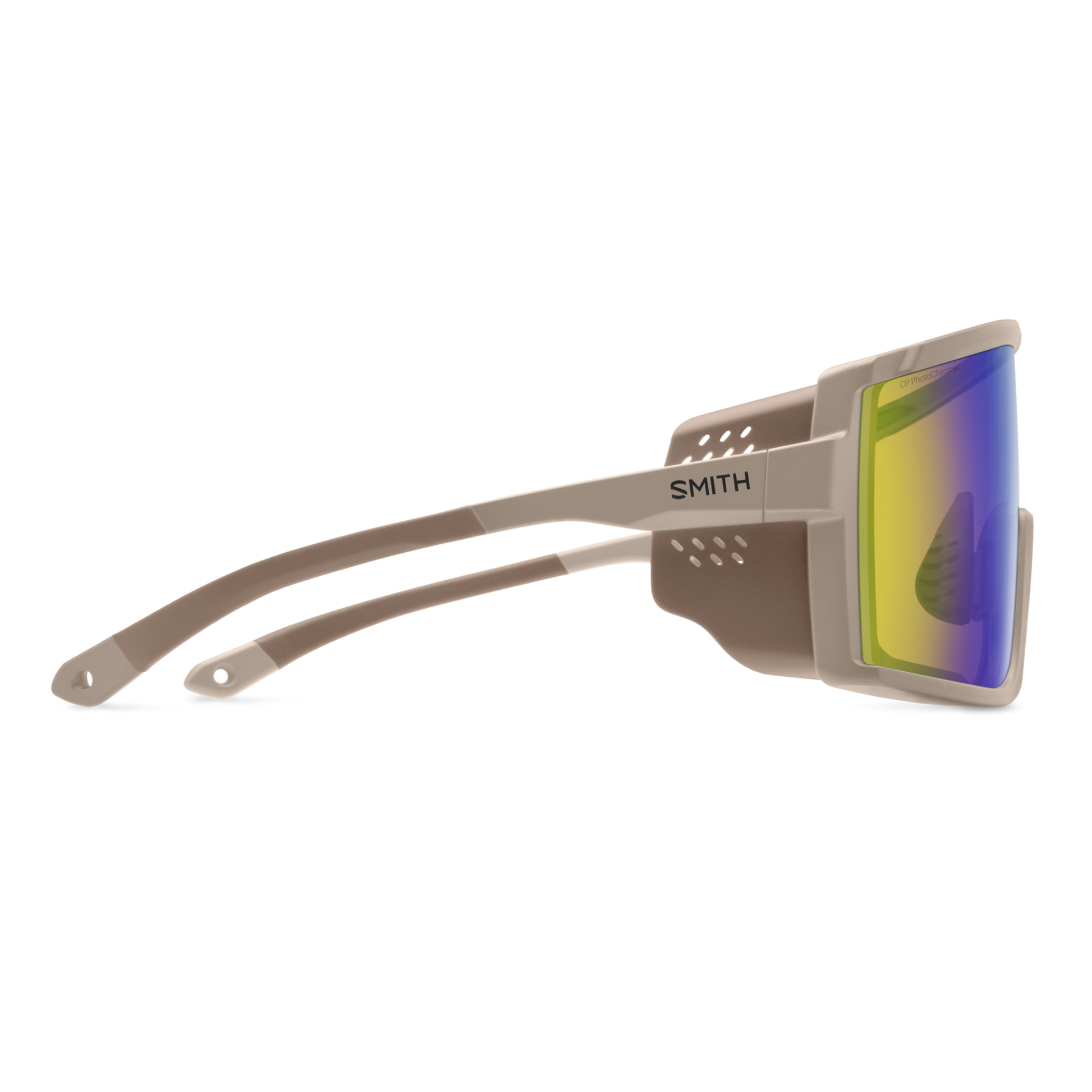 Pursuit, Matte Black | ChromaPop Glacier Photochromic Copper To Gray With Blue Mirror