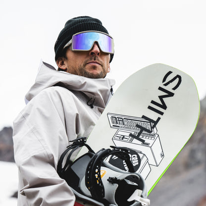 Pursuit, Matte Black | ChromaPop Glacier Photochromic Copper To Gray With Blue Mirror