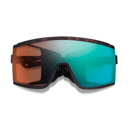 Pursuit, Matte Black | ChromaPop Glacier Photochromic Copper To Gray With Blue Mirror