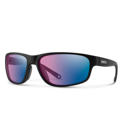 Redding 2, Sunglasses + Matte Black | ChromaPop Polarized Blue Mirror