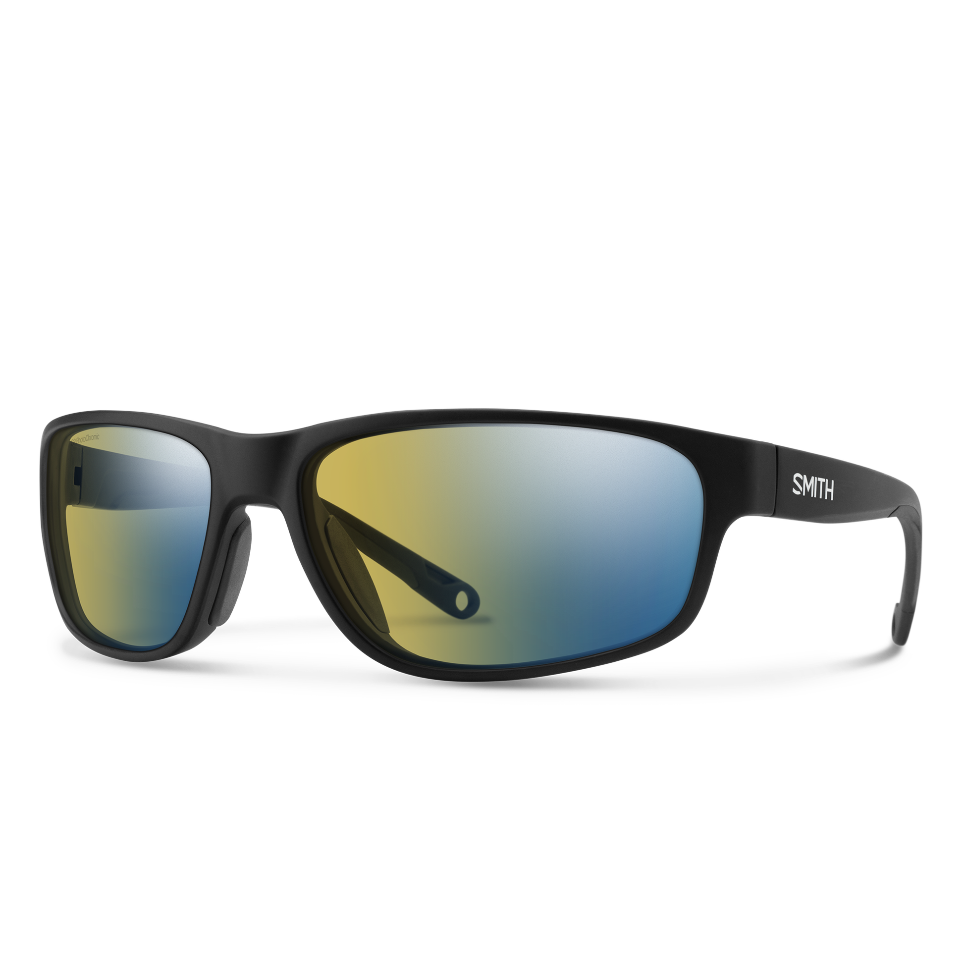Redding 2, Sunglasses + Matte Black | ChromaPop Polarized Blue Mirror