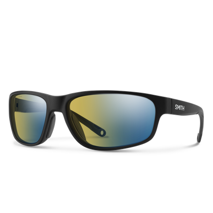Redding 2, Sunglasses + Matte Black | ChromaPop Polarized Blue Mirror