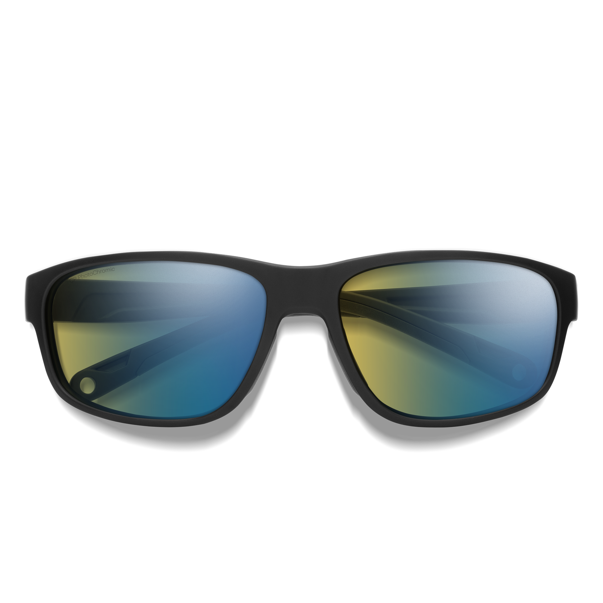 Redding 2, Sunglasses + Matte Black | ChromaPop Polarized Blue Mirror