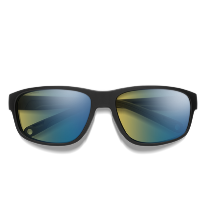 Redding 2, Sunglasses + Matte Black | ChromaPop Polarized Blue Mirror