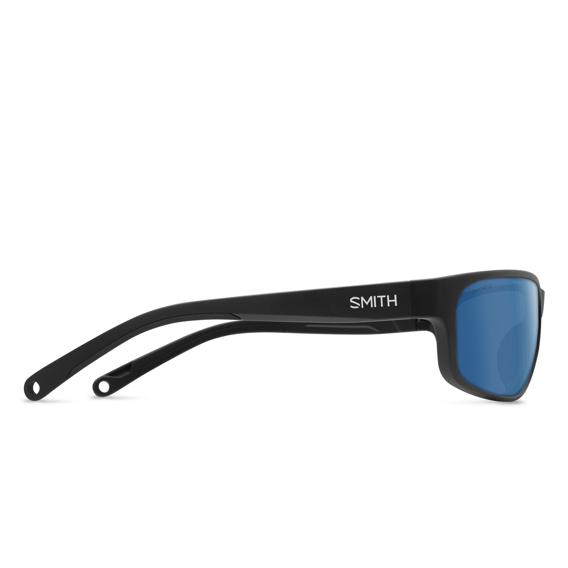 Redding 2, Sunglasses + Matte Black | ChromaPop Polarized Blue Mirror