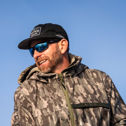 Redding 2, Sunglasses + Matte Black | ChromaPop Polarized Blue Mirror