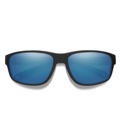 Redding 2, Sunglasses + Matte Black | ChromaPop Polarized Blue Mirror