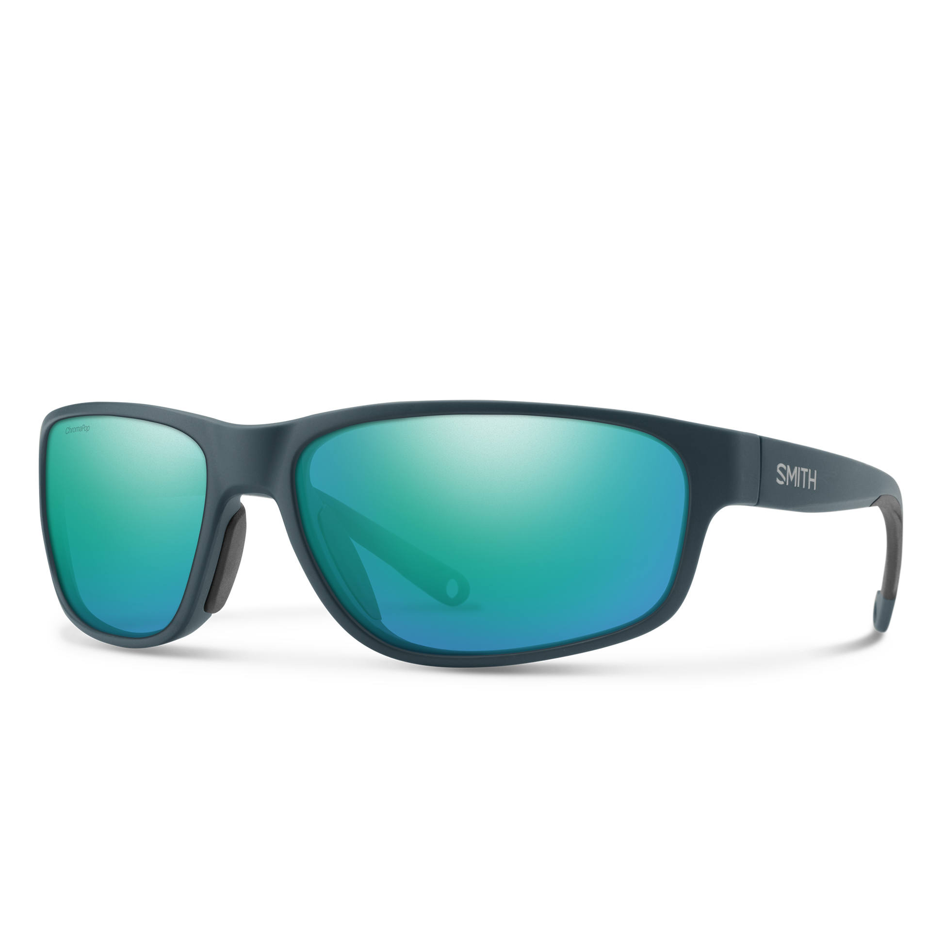 Redding 2, Sunglasses + Matte Black | ChromaPop Polarized Blue Mirror