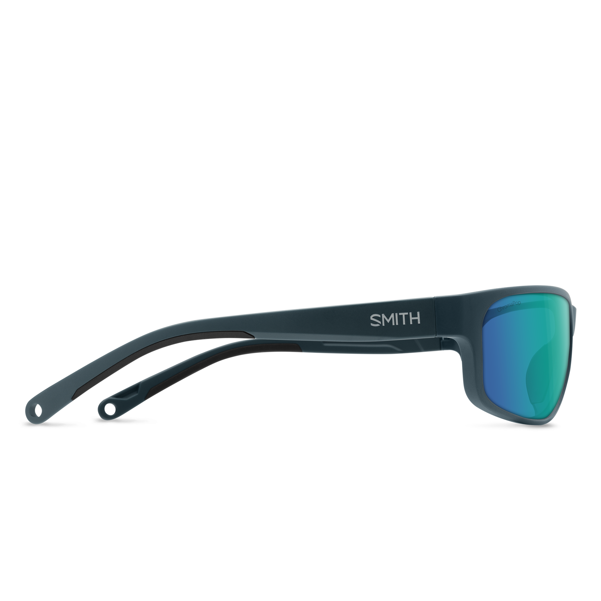 Redding 2, Sunglasses + Matte Black | ChromaPop Polarized Blue Mirror