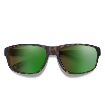 Redding 2, Sunglasses + Matte Black | ChromaPop Polarized Blue Mirror