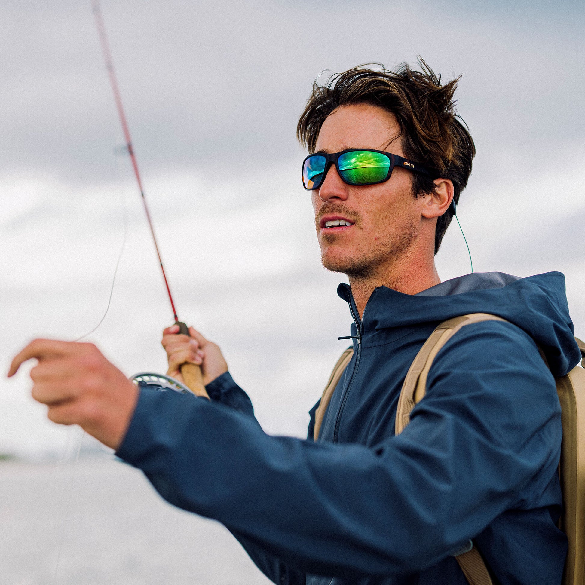 Redding 2, Sunglasses + Matte Black | ChromaPop Polarized Blue Mirror