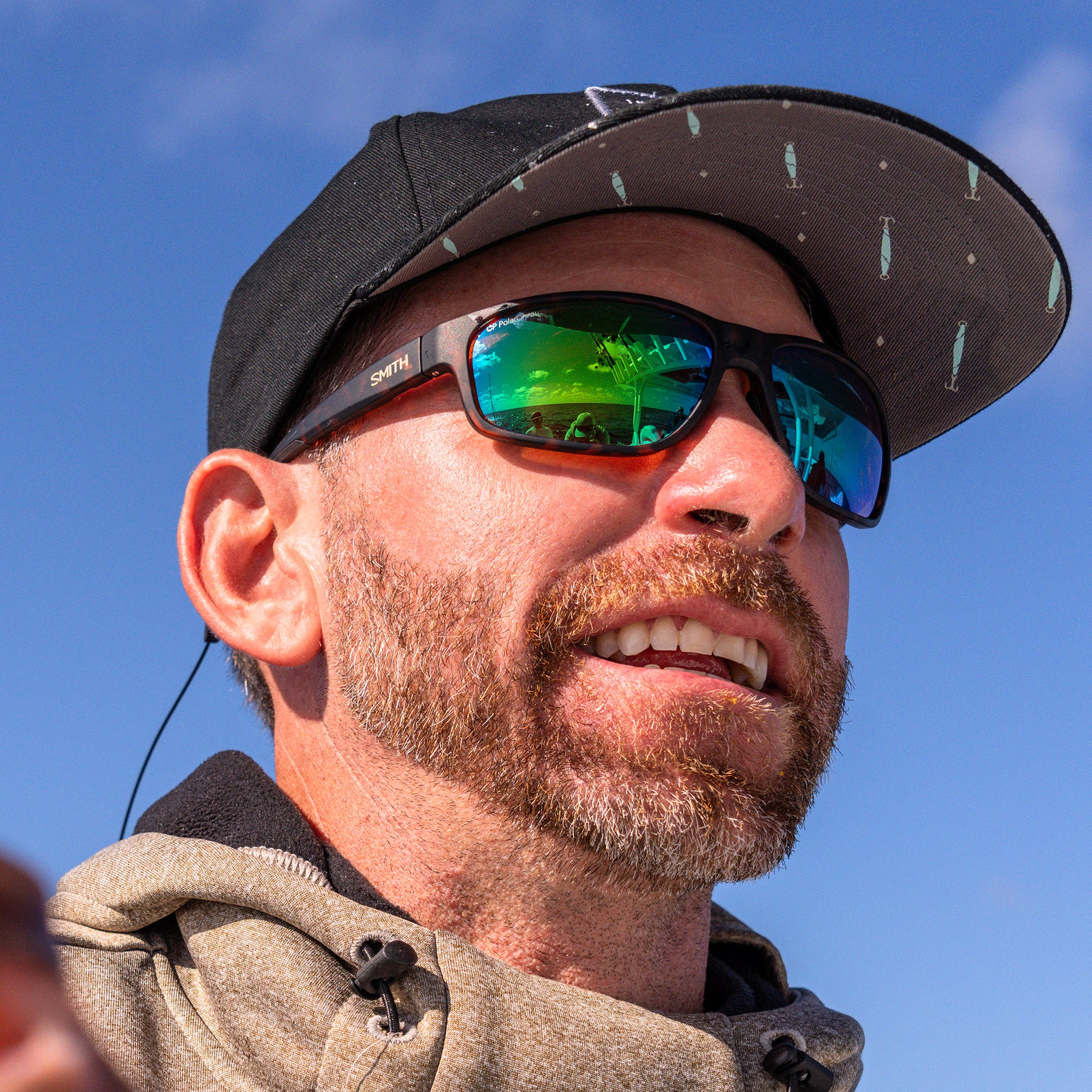 Redding 2, Sunglasses + Matte Black | ChromaPop Polarized Blue Mirror