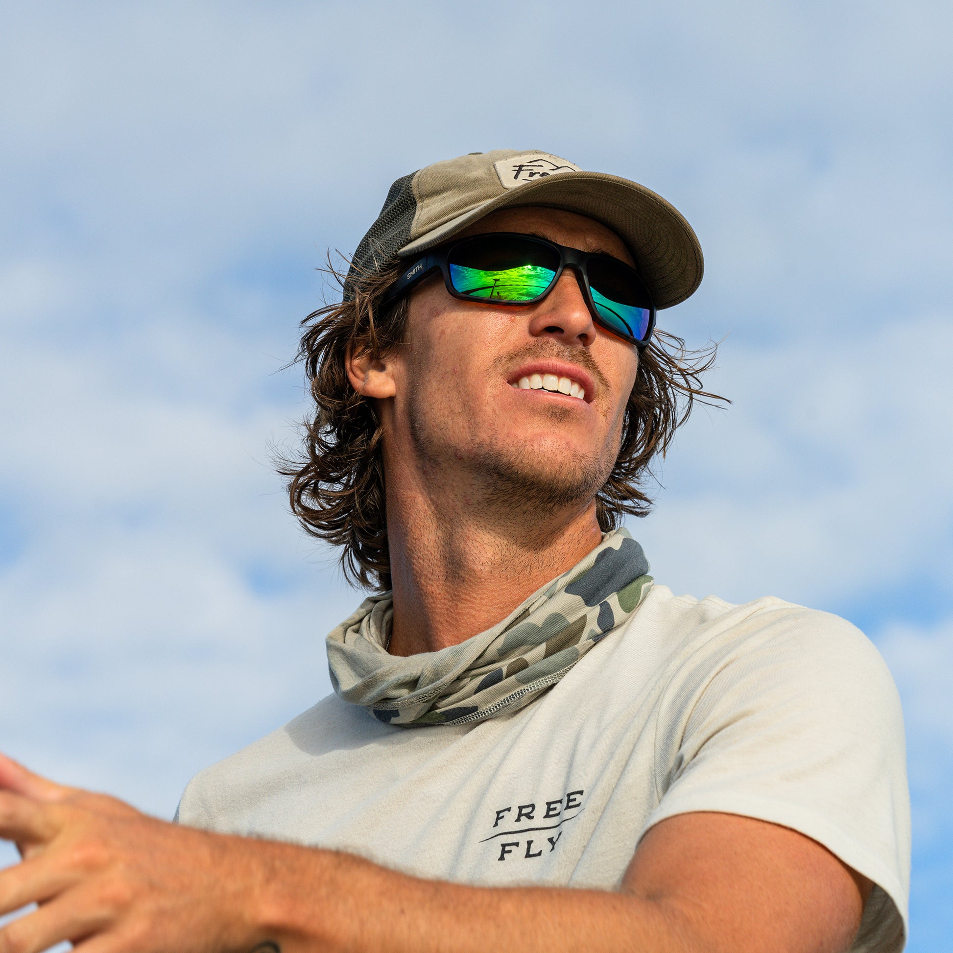 Redding 2, Sunglasses + Matte Black | ChromaPop Polarized Blue Mirror