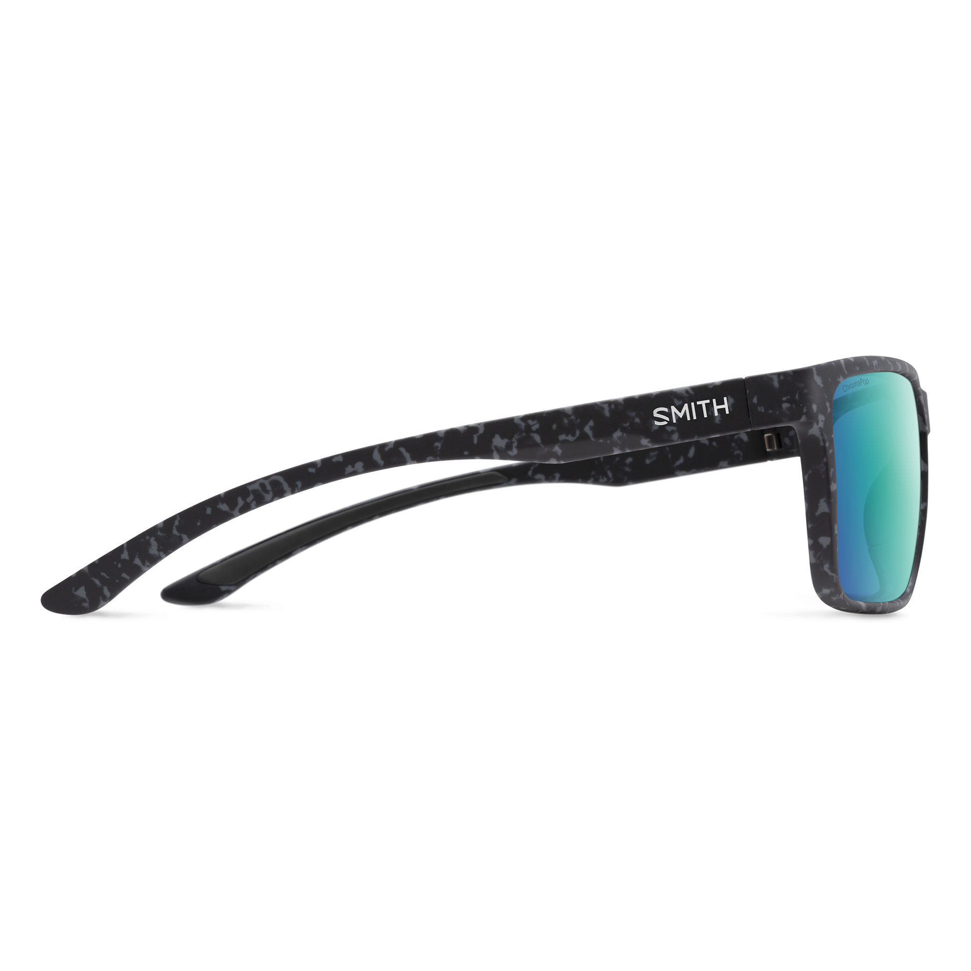 Riptide, Sunglasses + Matte Black | ChromaPop Glass Polarized Blue Mirror