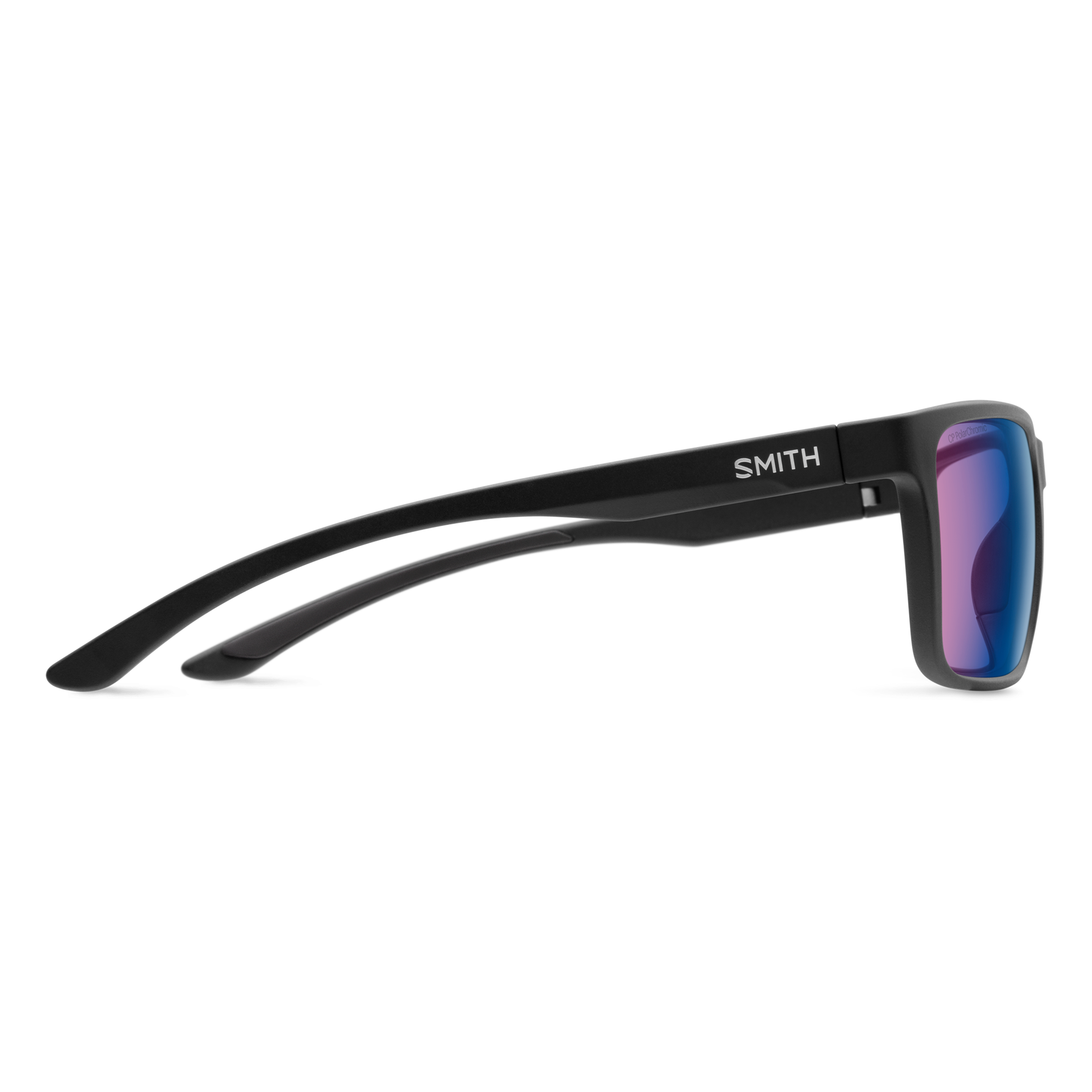 Riptide, Sunglasses + Matte Black | ChromaPop Glass Polarized Blue Mirror