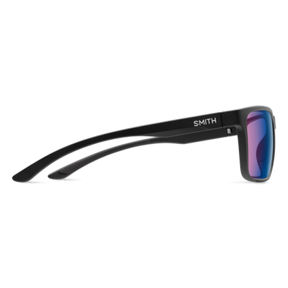 Riptide, Sunglasses + Matte Black | ChromaPop Glass Polarized Blue Mirror