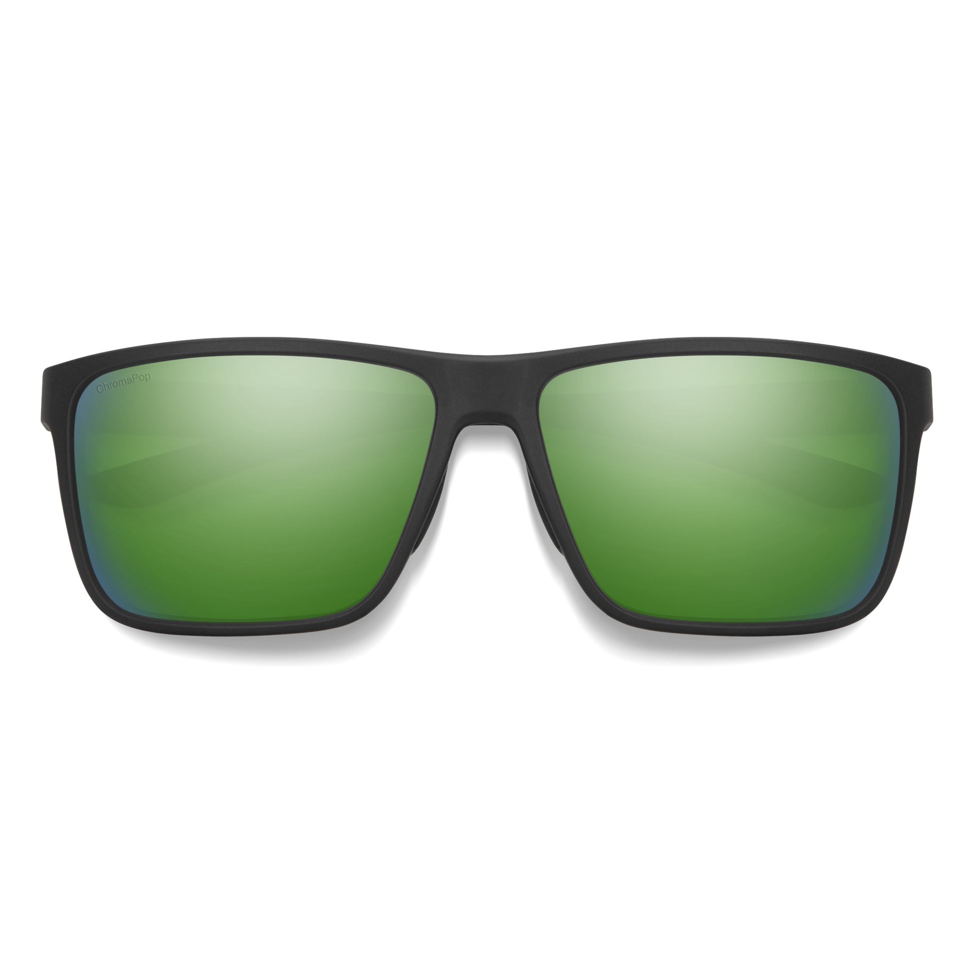 Riptide, Sunglasses + Matte Black | ChromaPop Glass Polarized Blue Mirror