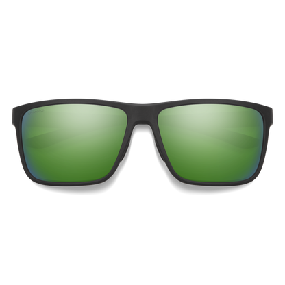 Riptide, Sunglasses + Matte Black | ChromaPop Glass Polarized Blue Mirror