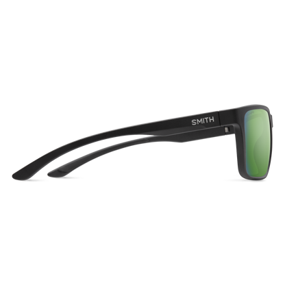 Riptide, Sunglasses + Matte Black | ChromaPop Glass Polarized Blue Mirror
