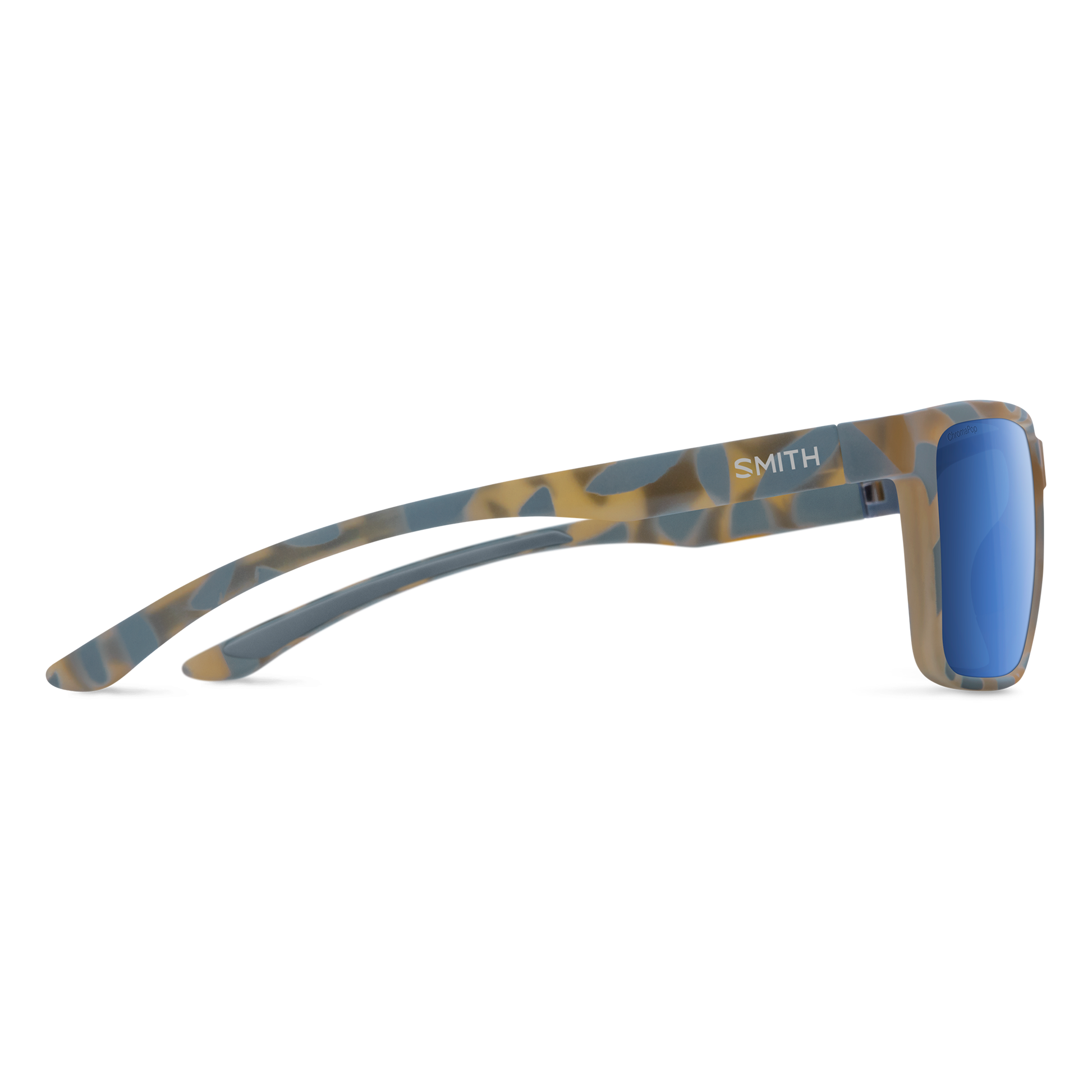 Riptide, Sunglasses + Matte Black | ChromaPop Glass Polarized Blue Mirror