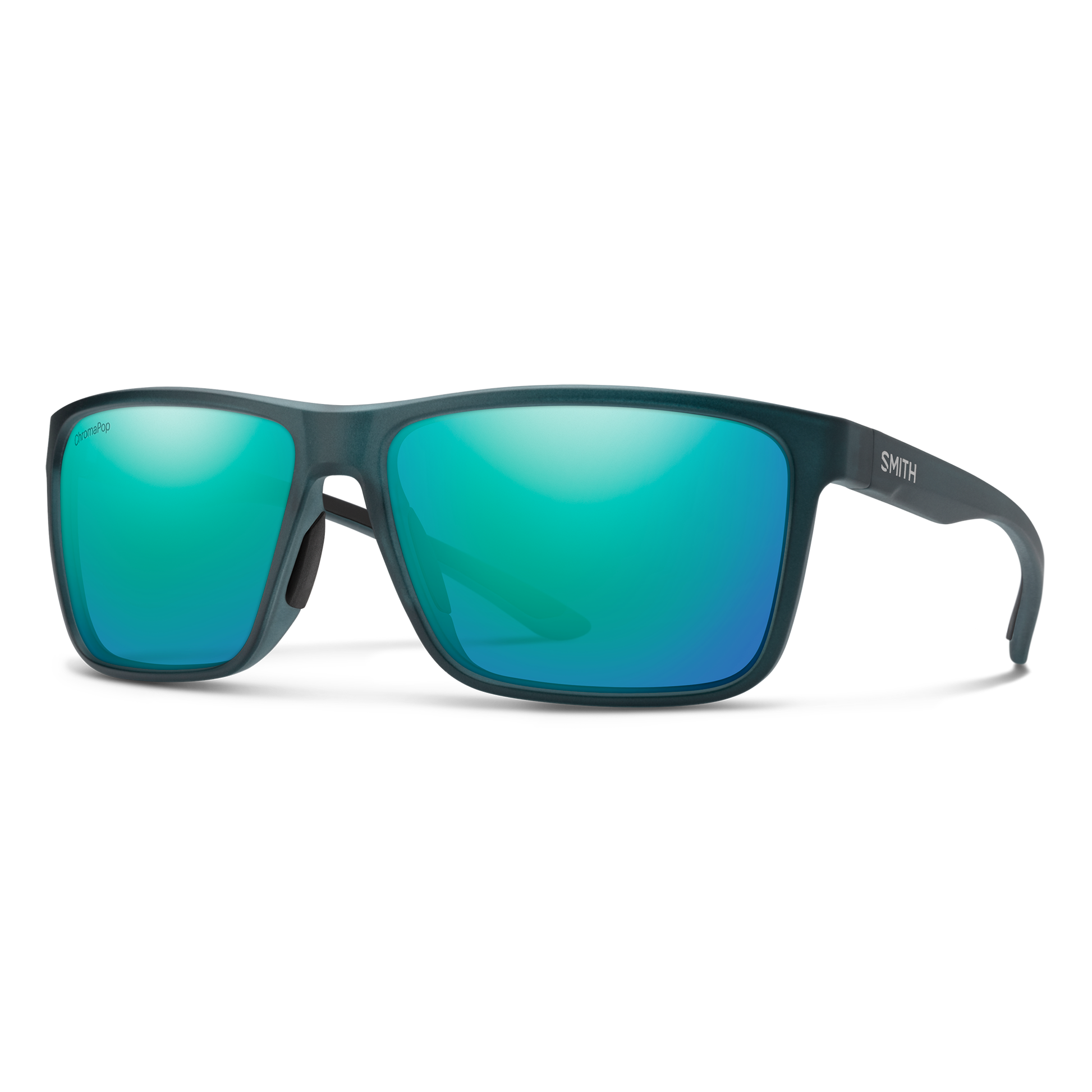 Riptide, Sunglasses + Matte Black | ChromaPop Glass Polarized Blue Mirror