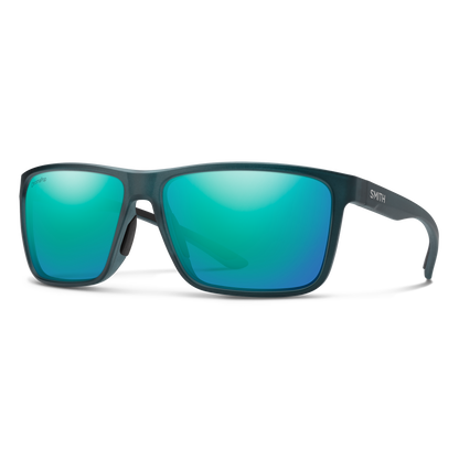 Riptide, Sunglasses + Matte Black | ChromaPop Glass Polarized Blue Mirror