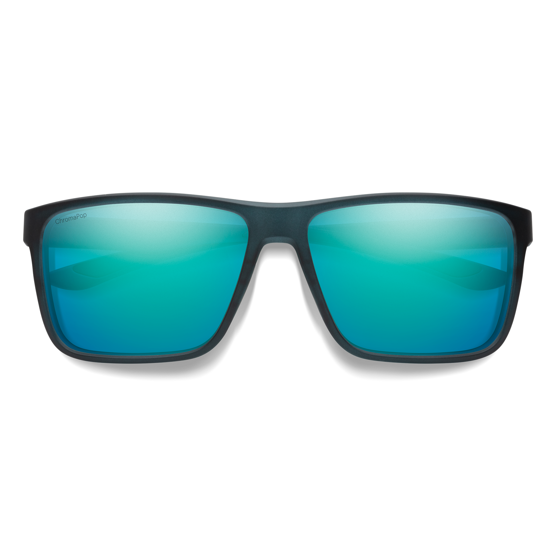 Riptide, Sunglasses + Matte Black | ChromaPop Glass Polarized Blue Mirror