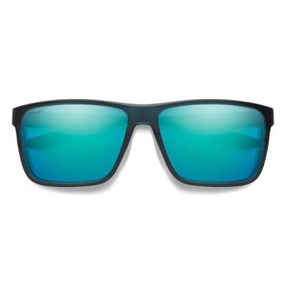 Riptide, Sunglasses + Matte Black | ChromaPop Glass Polarized Blue Mirror
