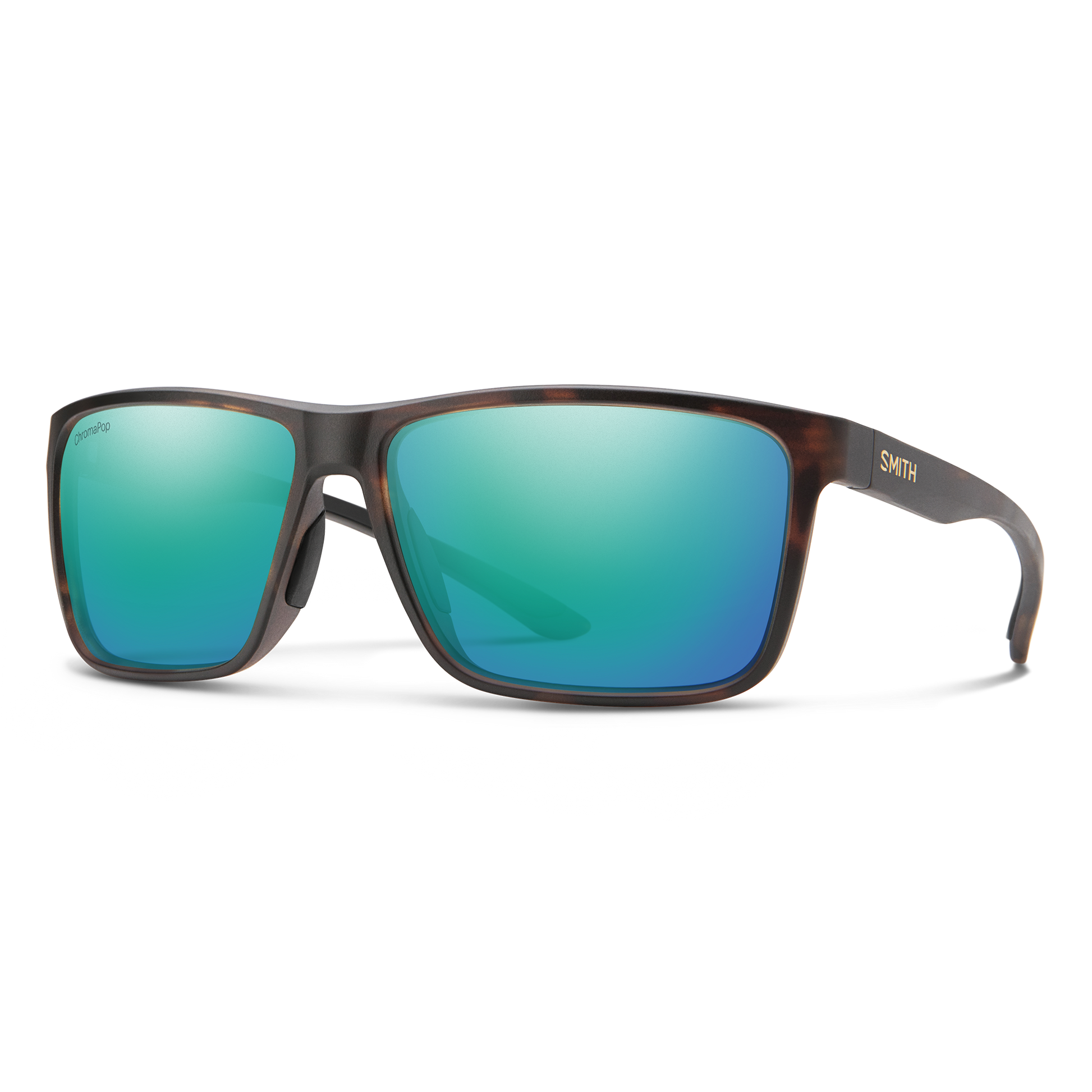 Riptide, Sunglasses + Matte Black | ChromaPop Glass Polarized Blue Mirror