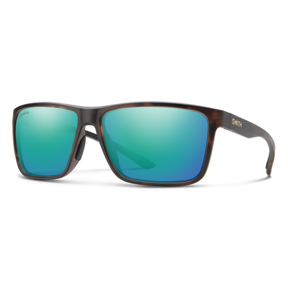 Riptide, Sunglasses + Matte Black | ChromaPop Glass Polarized Blue Mirror